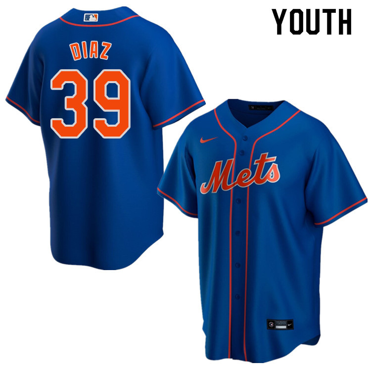Nike Youth #39 Edwin Diaz New York Mets Baseball Jerseys Sale-Blue